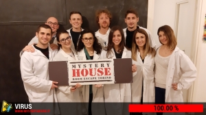 escape room mystery house torino Virus 404