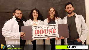 escape room mystery house torino Virus 404