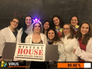 escape room mystery house torino Virus 404