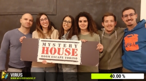 escape room mystery house torino Virus 404