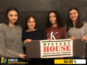 escape room mystery house torino Virus 404
