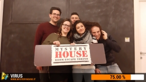 escape room mystery house torino Virus 404