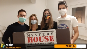 escape room mystery house torino Virus 404
