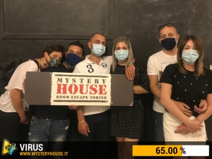 escape room mystery house torino Virus 404