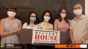 escape room mystery house torino Virus 404