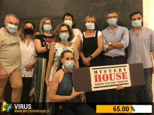 escape room mystery house torino Virus 404