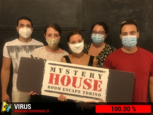 escape room mystery house torino Virus 404