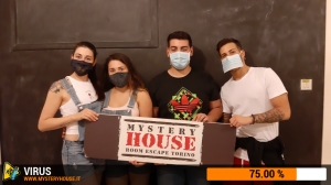 escape room mystery house torino Virus 404