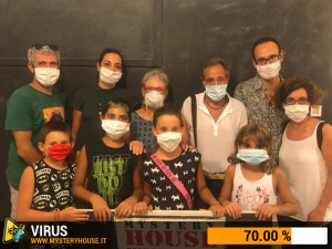 escape room mystery house torino Virus 404