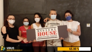 escape room mystery house torino Virus 404
