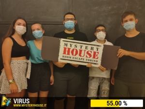 escape room mystery house torino Virus 404