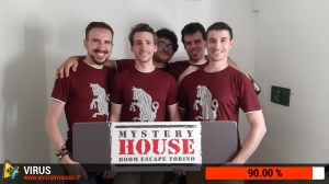 escape room mystery house torino Virus 404