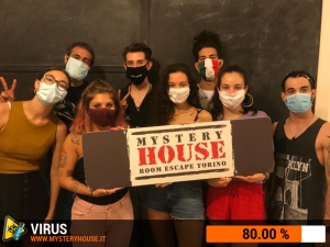 escape room mystery house torino Virus 404