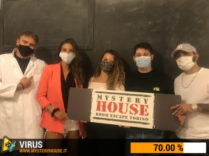 escape room mystery house torino Virus 404