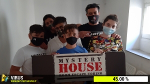 escape room mystery house torino Virus 404