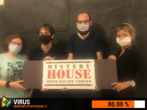 escape room mystery house torino Virus 404