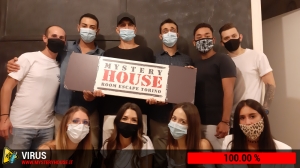escape room mystery house torino Virus 404