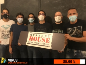 escape room mystery house torino Virus 404