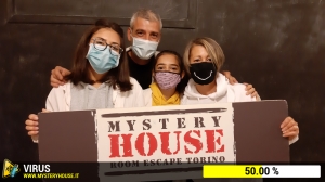 escape room mystery house torino Virus 404