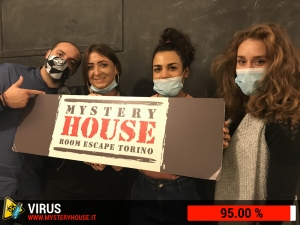 escape room mystery house torino Virus 404