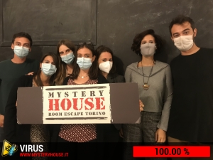 escape room mystery house torino Virus 404