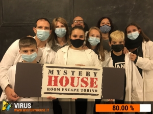 escape room mystery house torino Virus 404
