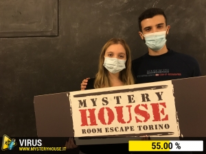 escape room mystery house torino Virus 404
