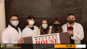 escape room mystery house torino Virus 404