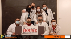 escape room mystery house torino Virus 404