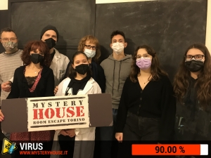 escape room mystery house torino Virus 404