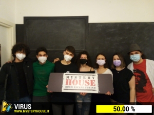 escape room mystery house torino Virus 404