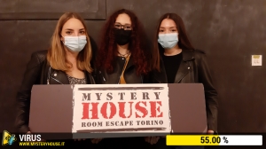 escape room mystery house torino Virus 404