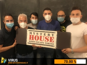 escape room mystery house torino Virus 404