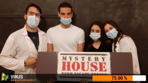 escape room mystery house torino Virus 404