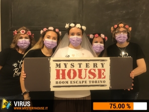 escape room mystery house torino Virus 404