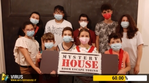 escape room mystery house torino Virus 404