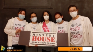 escape room mystery house torino Virus 404