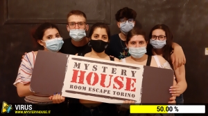 escape room mystery house torino Virus 404