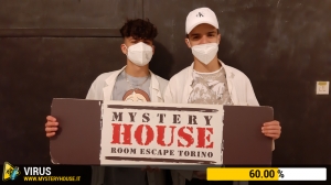 escape room mystery house torino Virus 404