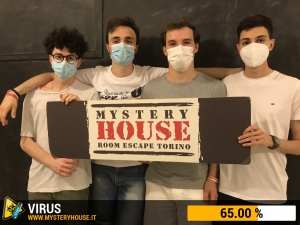 escape room mystery house torino Virus 404