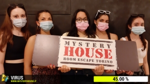 escape room mystery house torino Virus 404