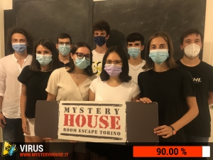 escape room mystery house torino Virus 404