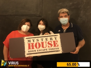 escape room mystery house torino Virus 404