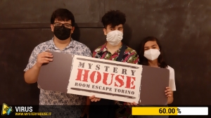 escape room mystery house torino Virus 404