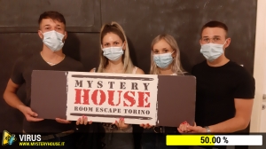 escape room mystery house torino Virus 404