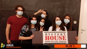 escape room mystery house torino Virus 404