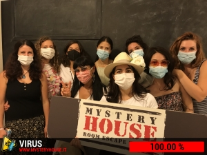 escape room mystery house torino Virus 404