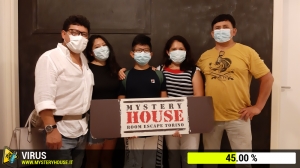escape room mystery house torino Virus 404