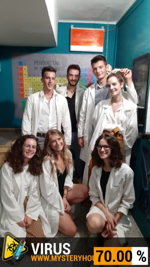 escape room mystery house torino Virus 404