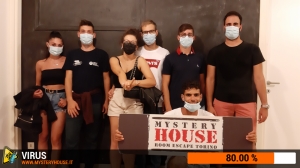 escape room mystery house torino Virus 404